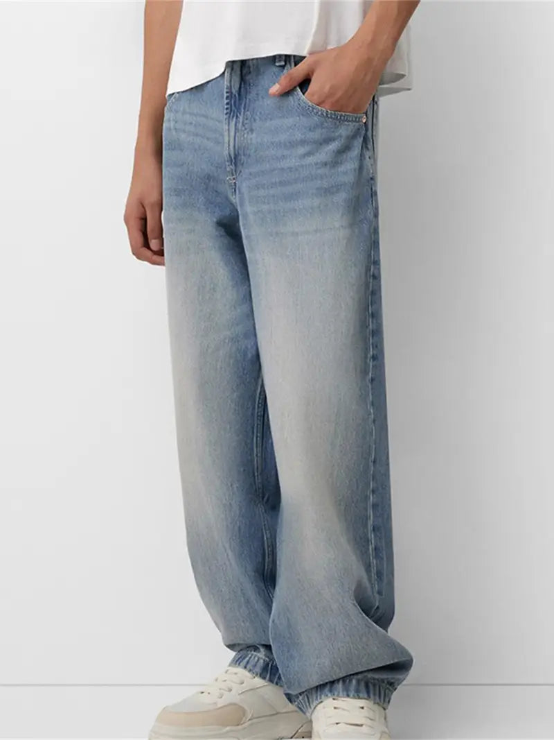 Men's Vintage Distressed Denim Jeans