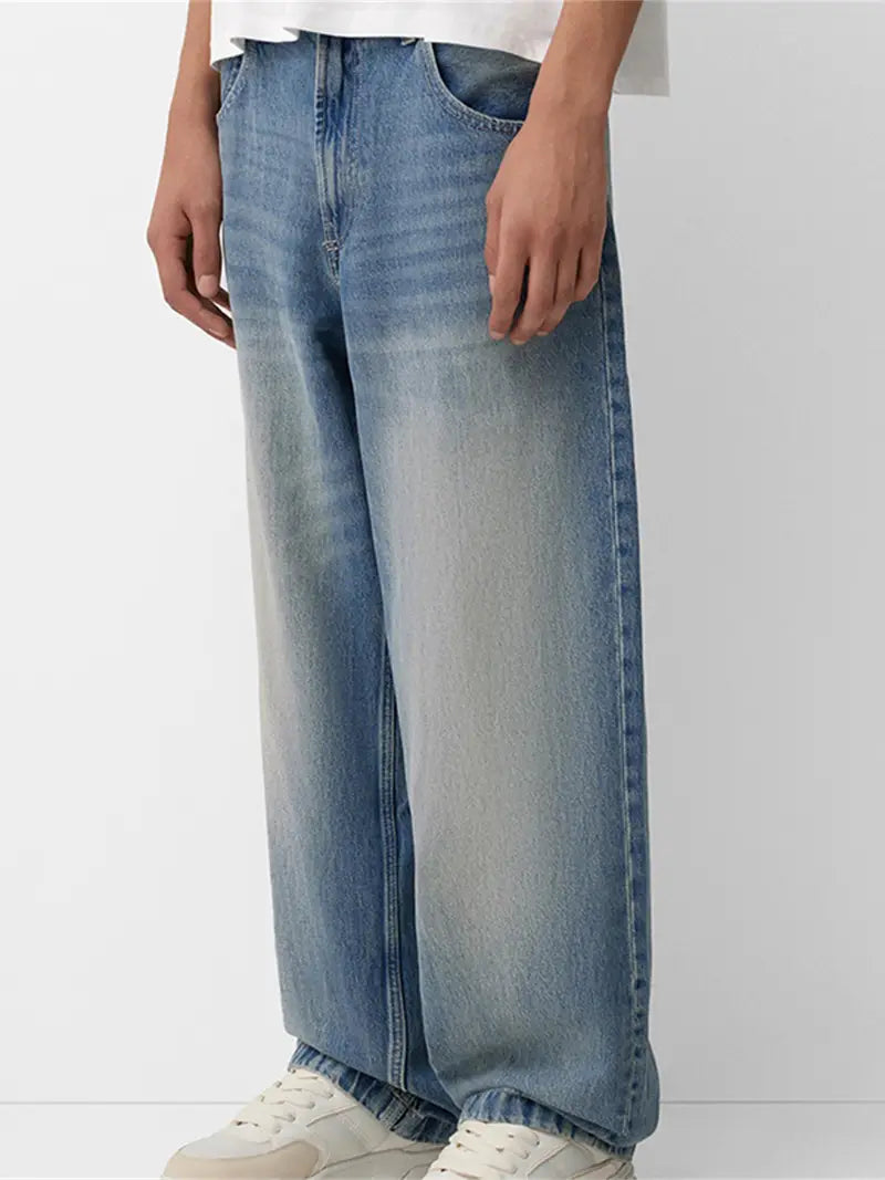 Men's Vintage Distressed Denim Jeans